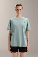 Oversized Graphic Tee - TER116 PaleAqua