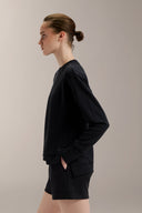 Soft Touch Crew Sweat - TER112 Black