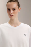 Oversized Graphic Tee - TER116 OpticWhite