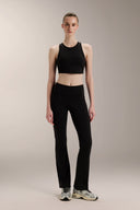 Brushed High-Rise Flare Pant - TER117 Black