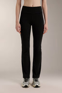 Brushed High-Rise Flare Pant - TER117 Black - Activera