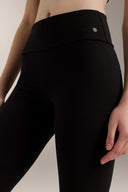 Brushed High-Rise Flare Pant - TER117 Black - Activera