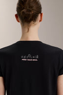 Seamless Long Tee - TBH103 Black - Activera