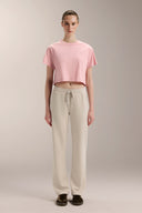 Cropped Boxed Graphic Tee - TER109 Nectar - Activera