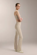 Brushed High-Rise Flare Pant - TER117 Stone