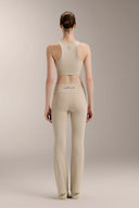 Brushed High-Rise Flare Pant - TER117 Stone - Activera
