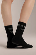 ANCLE HIGH SOCK - TOZ129H BLACK - Activera- new