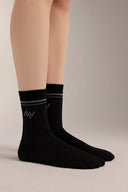 ANCLE HIGH SOCK - TOZ129H BLACK - Activera- new