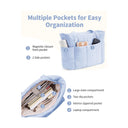 Puffy quiltade arbetsväskor för handbagage - Svarta