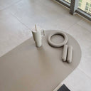 Oval Yoga Mat: Milk Tea