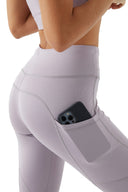 Long legging with pocket -AC101 Lilac
