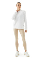 Långa leggings med ficka -AC101 Kamel