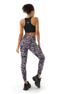 Printed Legging with pocket - AC104 lila como - Activera