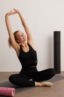Seamless Crop top - AC203 Black - Activera