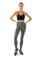 Seamless Jacquard Legging - AC204 AntraMelange - Activera